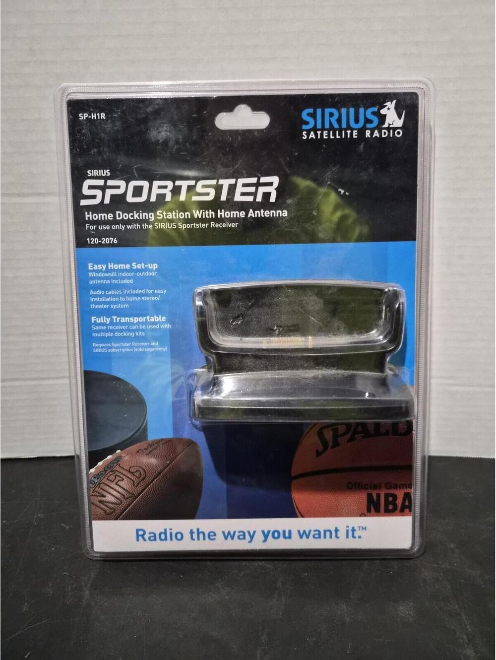NEW Sirius Sportster SP-H1 Home Docking Station Home Antenna Dock